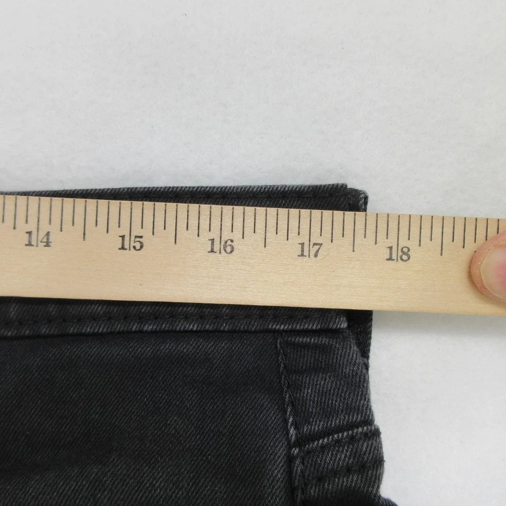Levi's Men's Jeans 33x28 569 Loose Straight Black Denim Pants
